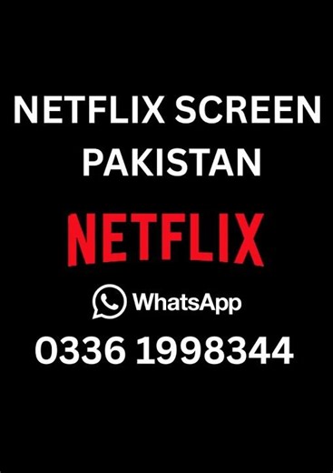 NETflix Screen Pakistan | How to buy Netflix Screen in Pakistan