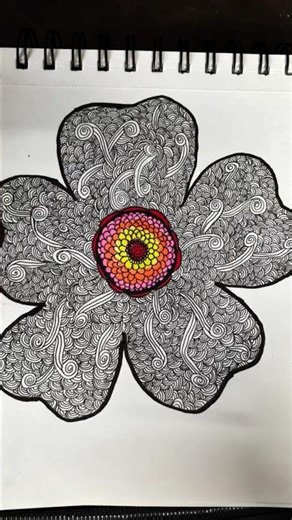 Flowers with patterns : With focus and patience