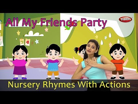 Yippee Ya Ya Song With Actions | Nursery Rhymes For Kids | Pre School Learning Video | Friends Song