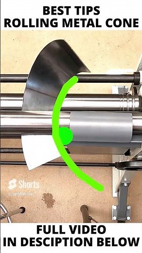 😯🤫Tips and Tricks Rolling Metal Cone