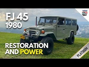 🔥 1980 Toyota Land Cruiser FJ45 fully restored in all its splendor | FJ Classics