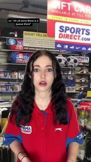 there were a lot of queue jumpers in sports direct 😅 #retail #retailproblems #customerservice #foryou #fyp #CloseYourRings