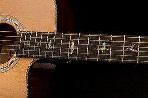 PRS SE Angelus A50E Cutaway Electro Acoustic Guitar in Natural & Black Gold