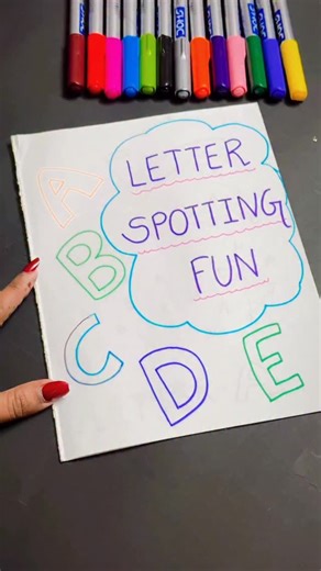 INKCRAFTED on Instagram: "✨ Letter Spotting Fun | Letters A–E ✨ Learning alphabets becomes exciting when children get to search, spot, and smile! 🌈 This Letter Spotting Fun (A–E) activity helps little learners recognize letters in a playful and engaging way. By finding and marking letters from A to E, children strengthen their letter recognition, visual scanning, and early reading skills without feeling pressured. Such activities also improve focus, concentration, and fine motor skills as child