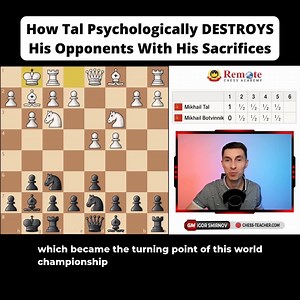 32K views · 324 reactions | New Video Out! You’ll see how Tal’s play was created:  Relentless psychological tension  Unpredictable sacrificial threats  Momentum swings opponents couldn’t handle Comment "2000ELO", and I'll send you my free masterclass guaranteed to win you more games! #chess #chesslessons #chesslife | Remote Chess Academy | Facebook