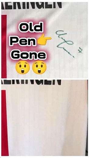 This Trick Saves Ruined Football Shirts #markerremoval #hack