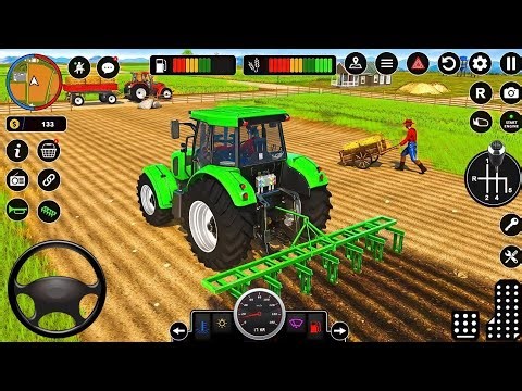 TRACTOR SUMILATOR GAME 2025|| TRACTOR FARMING GAME||#viralvedio #tractorgame #gaming