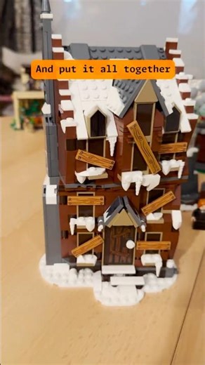 The werewolf and the finished Shrieking Shack 🏚️