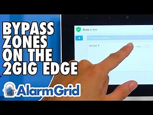 How Do I Bypass a Zone on the 2GIG Edge?