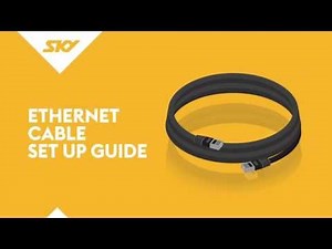 How to connect your MY SKY box to the internet with an Ethernet cable | SKY TV