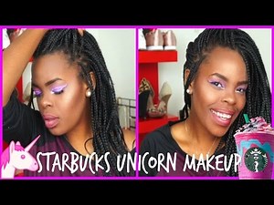 Starbucks unicorn frappuccino | makeup tutorial