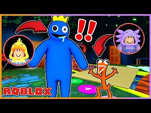 "Rainbow Pachisie Friends" Roblox transforms into blue and chases people [ROBLOX]