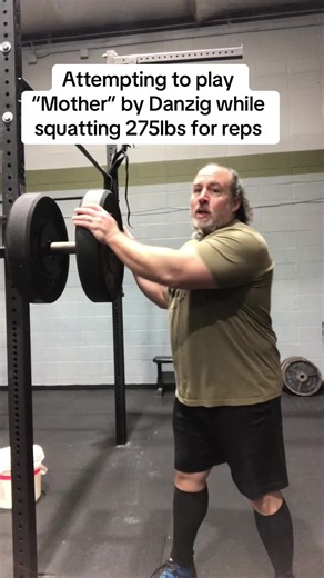 Playing Danzig's 'Mother' on Bass While Squatting 275lbs