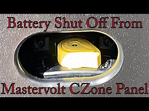 Battery Shut Off From Mastervolt CZone Panel