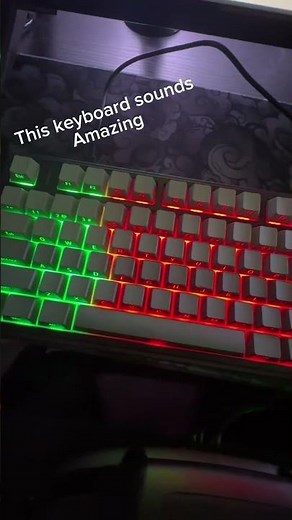 New keyboard!!! #gaming #tiktok #cars #racing #fyp #setup