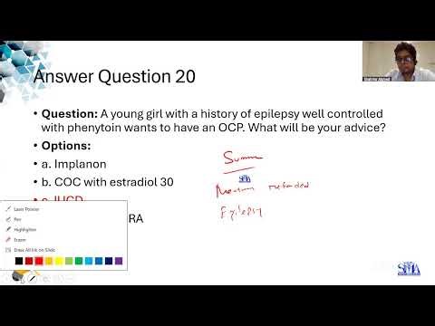 Contraceptive Lecture ! AMC MCQ