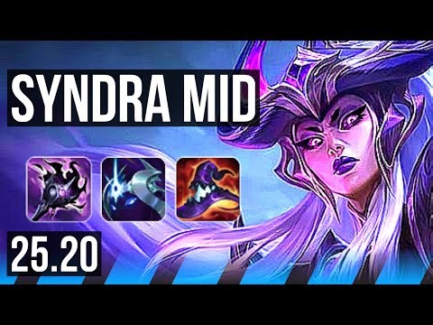 SYNDRA vs MEL (MID) | 8k comeback, 46k DMG | EUNE Challenger | 25.20