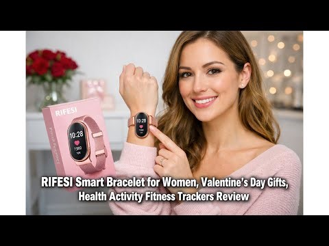 💖 RIFESI Smart Bracelet for Women Valentine’s Gift Review – Health Tracking Worth It? 🎁