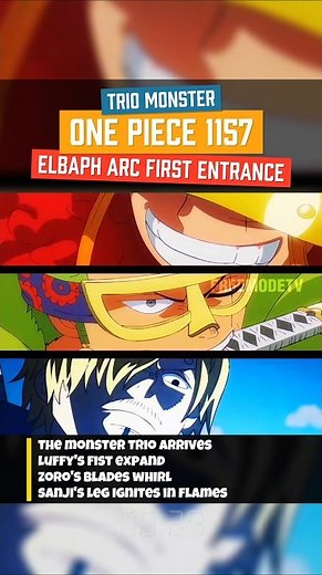 1157. Elbaph Arc: Monster Trio's First Grand Entrance 🍖🍺🌀 One Piece