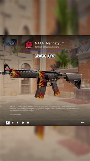 M4A4 Magnesium HEAT Craft 🔥 This Looks WAY Too Expensive