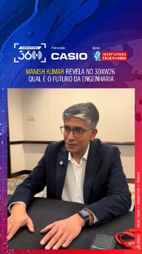No 3DEXPERIENCE World 2026, Manish Kumar abre o jogo para a Engenharia 360: a IA não veio para substituir engenheiros, mas para libertá-los do trabalho manual. O futuro não é desenhar, é saber o que pedir. De operador a visionário — a revolução já começou. Mais informações em: https://engenharia360.com/manish-kumar-inteligencia-artifial-e-engenheiros/ #3DEXPERIENCEWorld #3DEXPERIENCE #Solidworks #engenheiros #engenharia | Engenharia 360