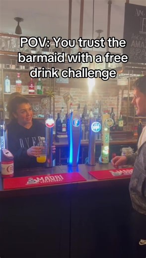 Trusting the Barmaid: The Free Drink Challenge