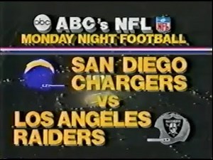 1982 Week 3 MNF - Chargers vs Raiders