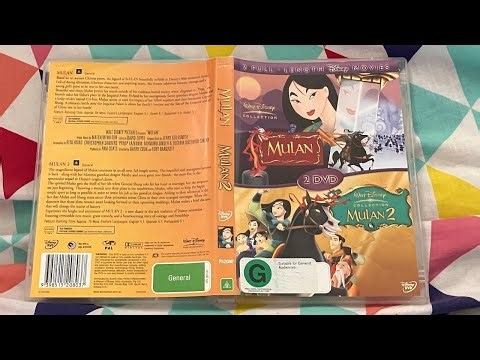 Mulan + Mulan 2 "Double Feature" DVD Opening and Closing (Australia) REUPLOADED