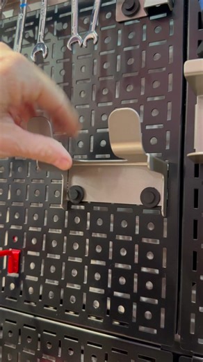 Ultimate Peg Board Tool Storage?! #pegboard #toolstorage #sema #tradeshow #organizationgoals