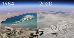 Google Earth 3D timelapse of Lake Mead shows just how screwed the American west is from megadrought.