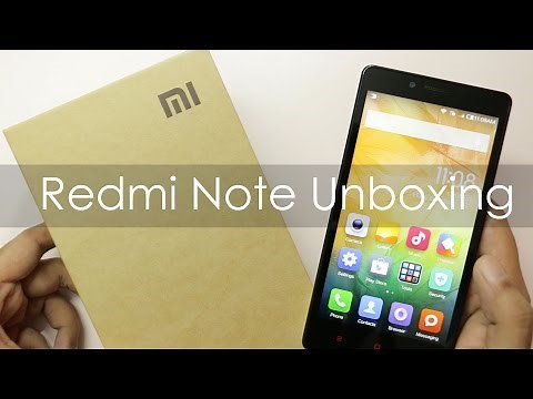Xiaomi Redmi Note Budget Phablet Unboxing & Hands on Overview
