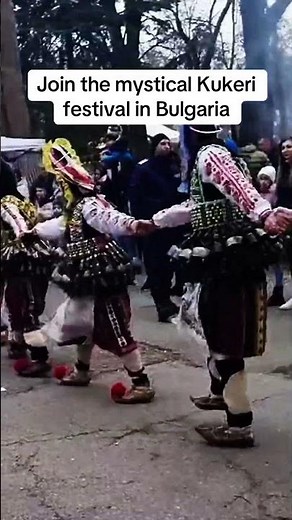 Join the mystical Kukeri festival in Bulgaria #shortvideo