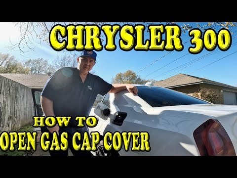 Chrysler 300 How to Open the Gas Cap Cover