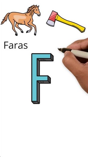 Somali Letters (F) | Barashada Xarfaha Af Soomaaliga (F) #somali #barashadacaruurta #afsoomaali