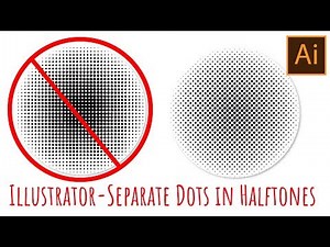 Illustrator - Halftones with spaced out circles