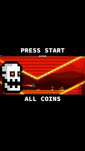 How to Collect All Coins in Press Start Level of Geometry Dash