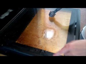 Cleaning My Oven Door with a Vax S5 Steam Cleaner