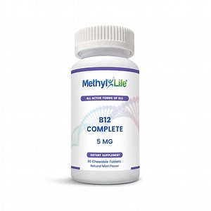 Vitamin B12 5000 mcg (Methylcobalamin B12 Complete) – 3 Bioactive Form