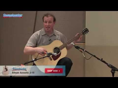 Gibson Acoustic J-15 Acoustic-electric Guitar Demo - Sweetwater Sound