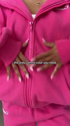 Hot Pink Cloud Zip Hoodie: The Ultimate Comfort Wear