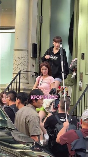 LE SSERAFIM 르세라핌 IN NY Leaving PLAY82 hello82 NYC 뉴욕 퇴근 2025.09.01