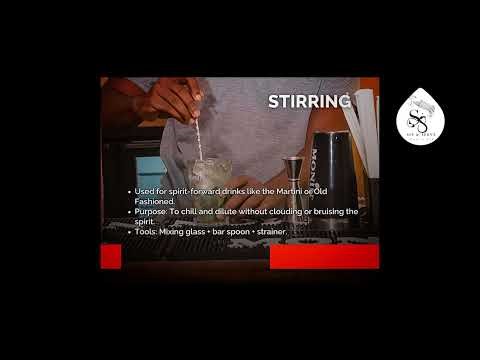 Basic Cocktail Skills Every Beginner Bartender Should Know | Sip Serve MobiBar 254 🍸