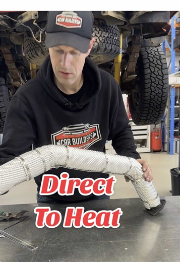 We have a range of heat shields to tackle different issues. Car Builders Direct-To-Heat Pipe Shields are designed to be applied directly to hot surfaces. Constructed from a robust, dimpled-faced aluminium which encapsulates a woven, ceramic insulation. This insulation is flame proof and capable of withstanding temperatures up to 1000°C (1832°F). With a total thickness of 8mm, these shields are compact and flexible allowing them to contour to your exhaust system. HOW DO I INSTALL? 1. Measure the 
