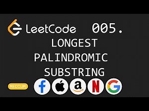 Longest Palindromic Substring - Leetcode 5 - Python