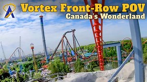 Take a ride on the Vortex roller coaster at Canada's Wonderland! An all-new thrill ride will be joining Vortex soon at Canada's Wonderland. Tundra Twister, a first-of-its-kind flat-ride spinner which will take guests 154 feet in the air: https://youtu.be/ZOfZ_-MO6v4 | Attractions Magazine