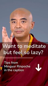 🙏🏼 Start with something easy and doable. 🙏🏼 Don’t promise to meditate for an hour every day. You might get frustrated in the first few days. Instead, do 4 or 5 minutes at the beginning... or even one minute! 🙏🏼 Get up in the morning and meditate on your bed before taking a shower. 🙏🏼 Try to have a certain time when you practice – do it in the morning if you are a morning person, and in the evening if you are more of an evening person. 🙏🏼 Do walking meditation if sitting is difficult fo