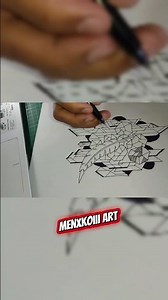 Abstract artline drawing. Day (1) #art #abstractart #illustration #artwork #design