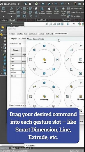 How to setup mouse gesture