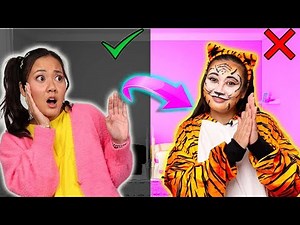 How to DIY Halloween Makeup Tutorial! | Ellie Sparkles | WildBrain Zigzag