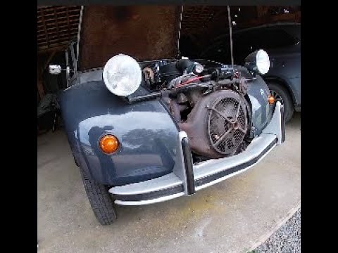 Citroen 2CV - Brake pad change and handbrake adjustment